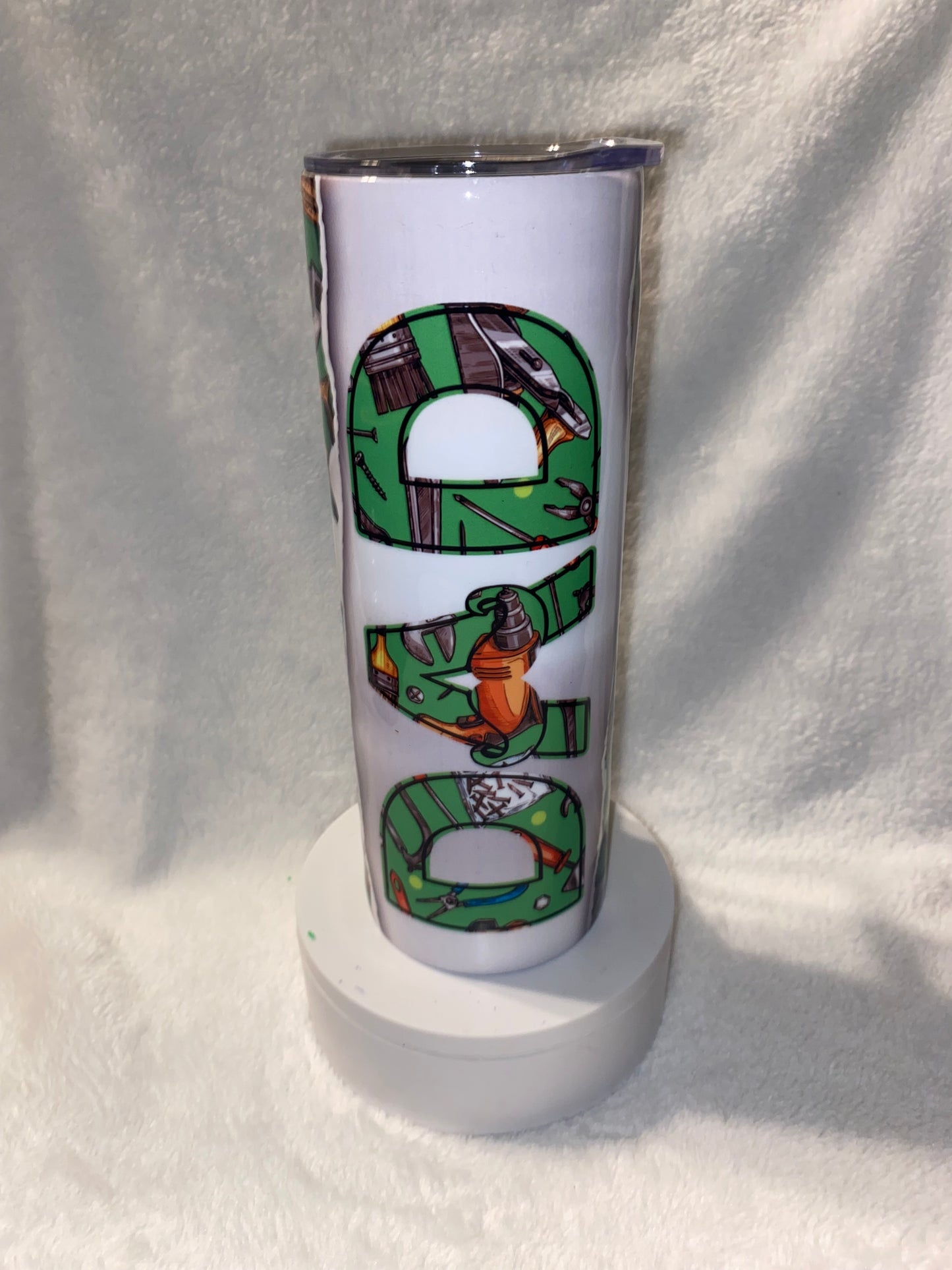 Dad wrench handle tumbler