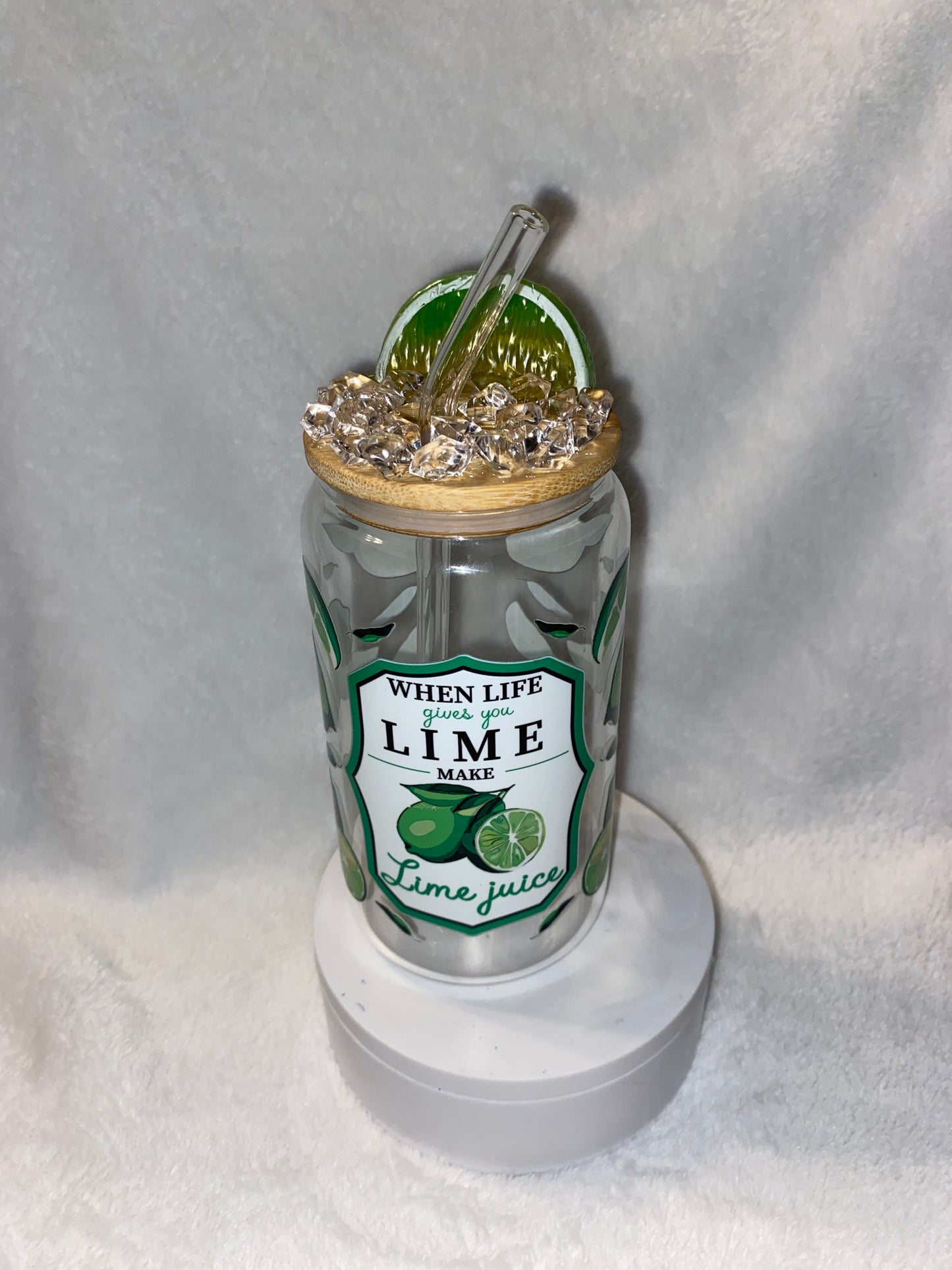 Lime top tumbler