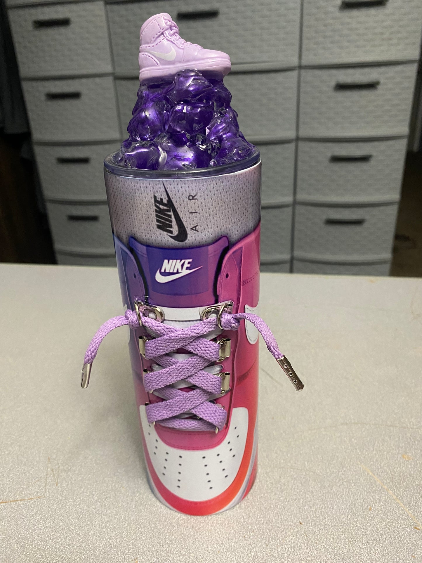 Purple shoe