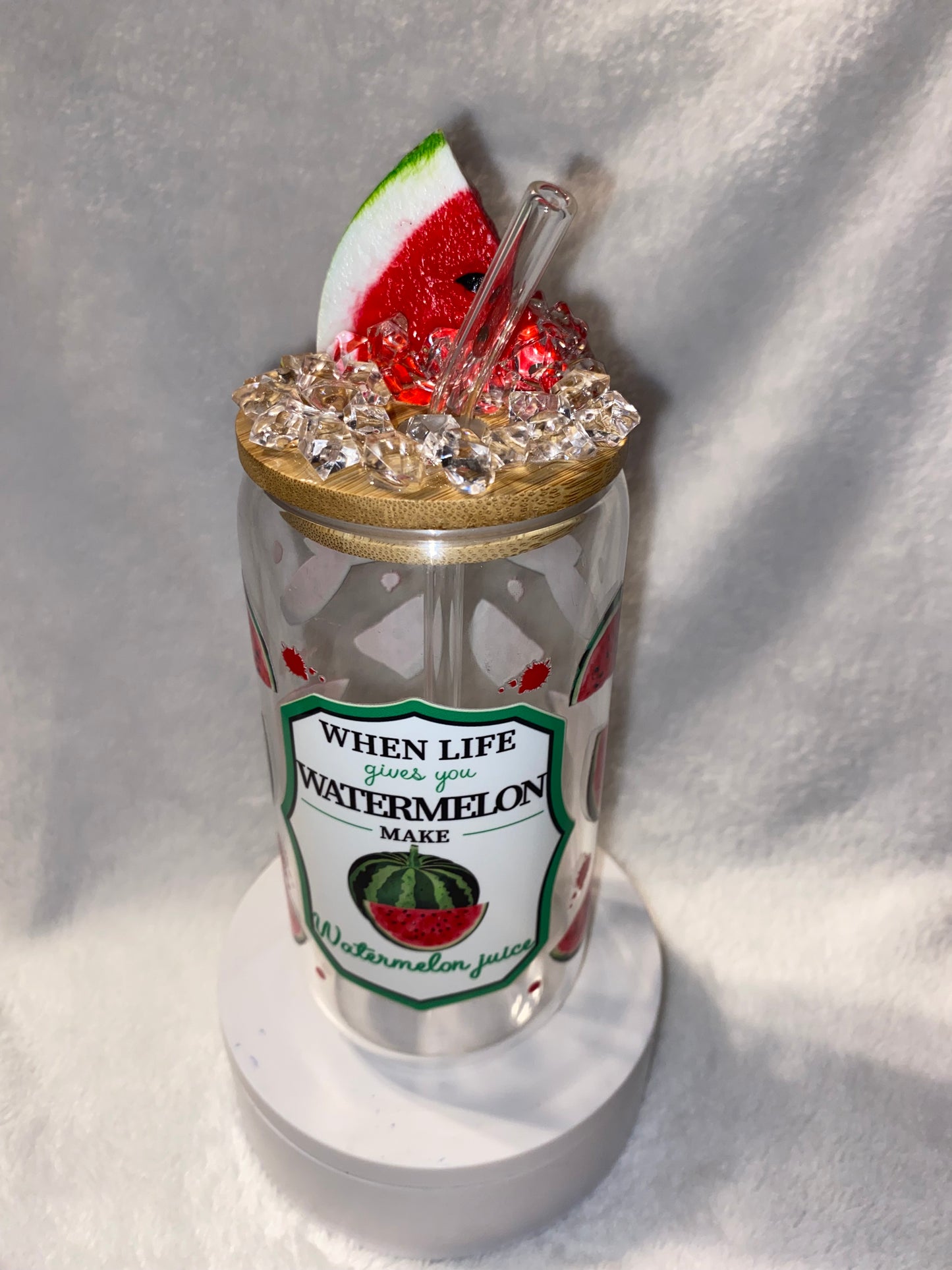 Watermelon top tumbler
