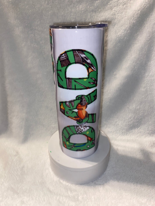 Dad wrench handle tumbler