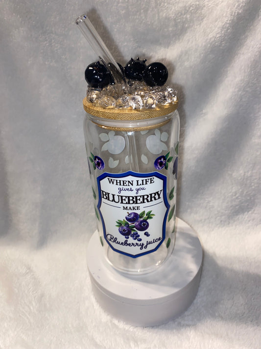 Blueberry top tumbler