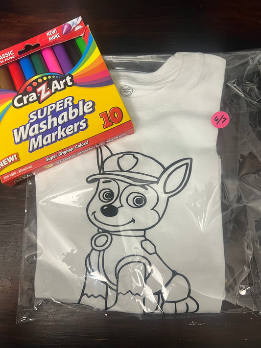 Chase coloring shirt